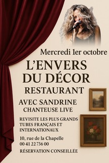 Sandrine Chanteuse Live le 1er octobre 2025