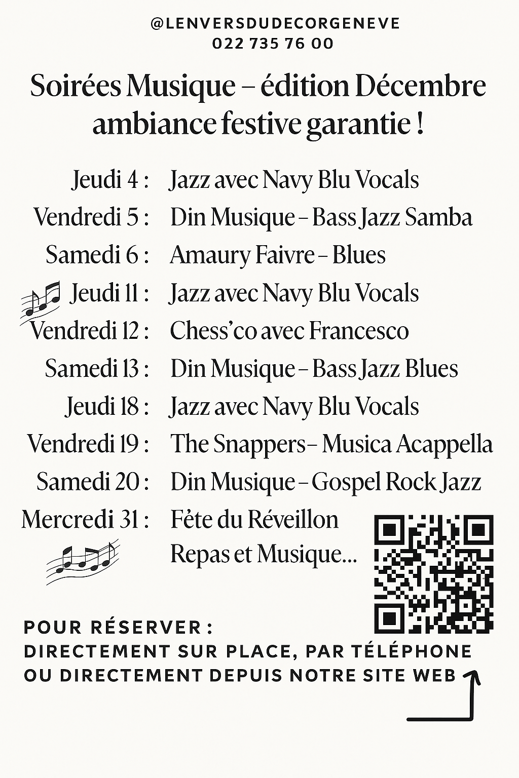 Programme décembre 2025