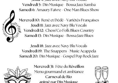 Programme décembre 2025