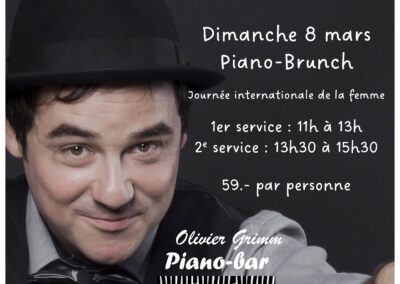 Piano-Brunch le dimanche 8 mars 2025